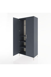 Hyperion Dolap 3 Raflı 2 Kapaklı Tek Askılı 88x44x195 - S60M080V5B