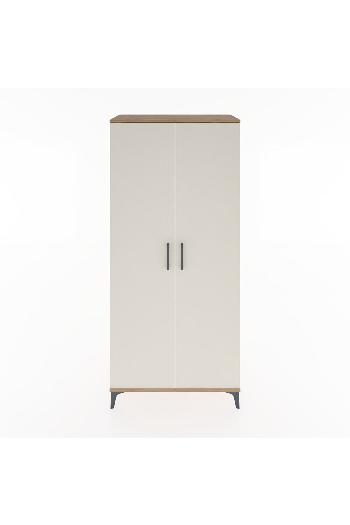 Hyperion Dolap 3 Raflı 2 Kapaklı Tek Askılı 88x44x195 - S60M080V7B