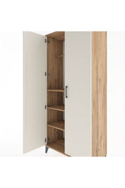 Hyperion Dolap 3 Raflı 2 Kapaklı Tek Askılı 88x44x195 - S60M080V7B