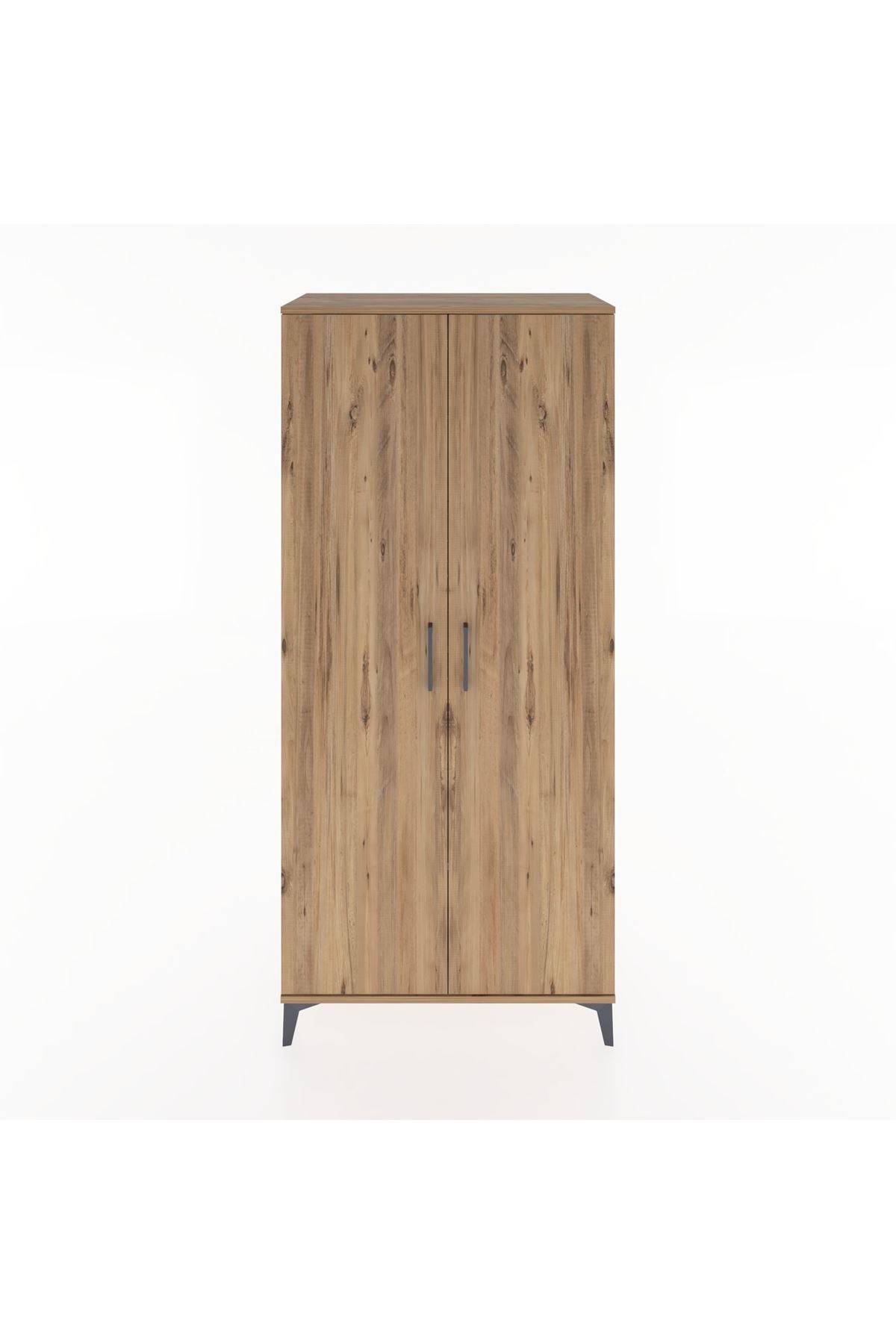 Hyperion Dolap 3 Raflı 2 Kapaklı Tek Askılı 88x44x195 - S60M080V9B