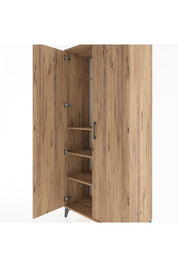 Hyperion Dolap 3 Raflı 2 Kapaklı Tek Askılı 88x44x195 - S60M080V9B