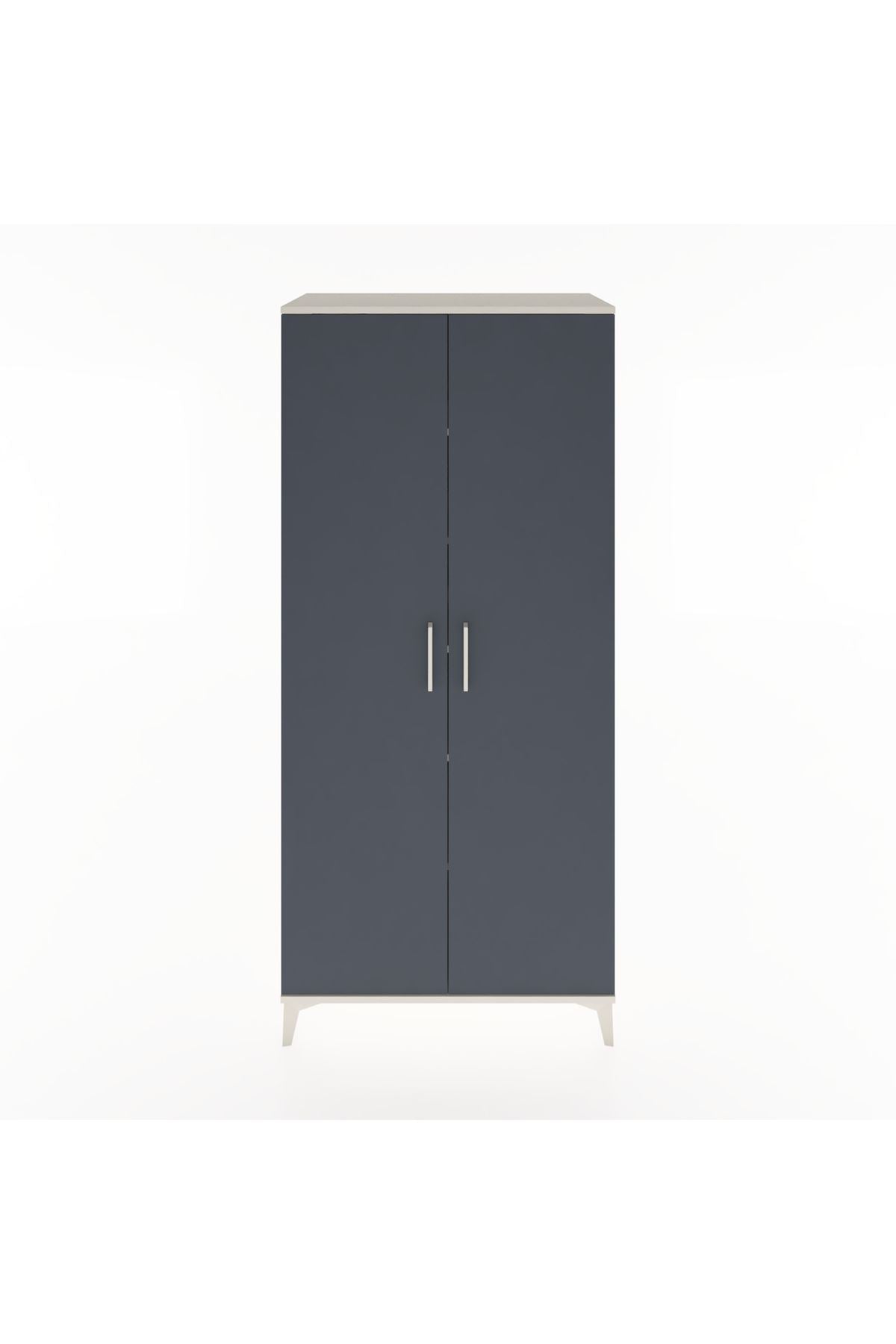 Hyperion Dolap 5 Raflı 2 Kapaklı 88x44x195 - S60M081V2B