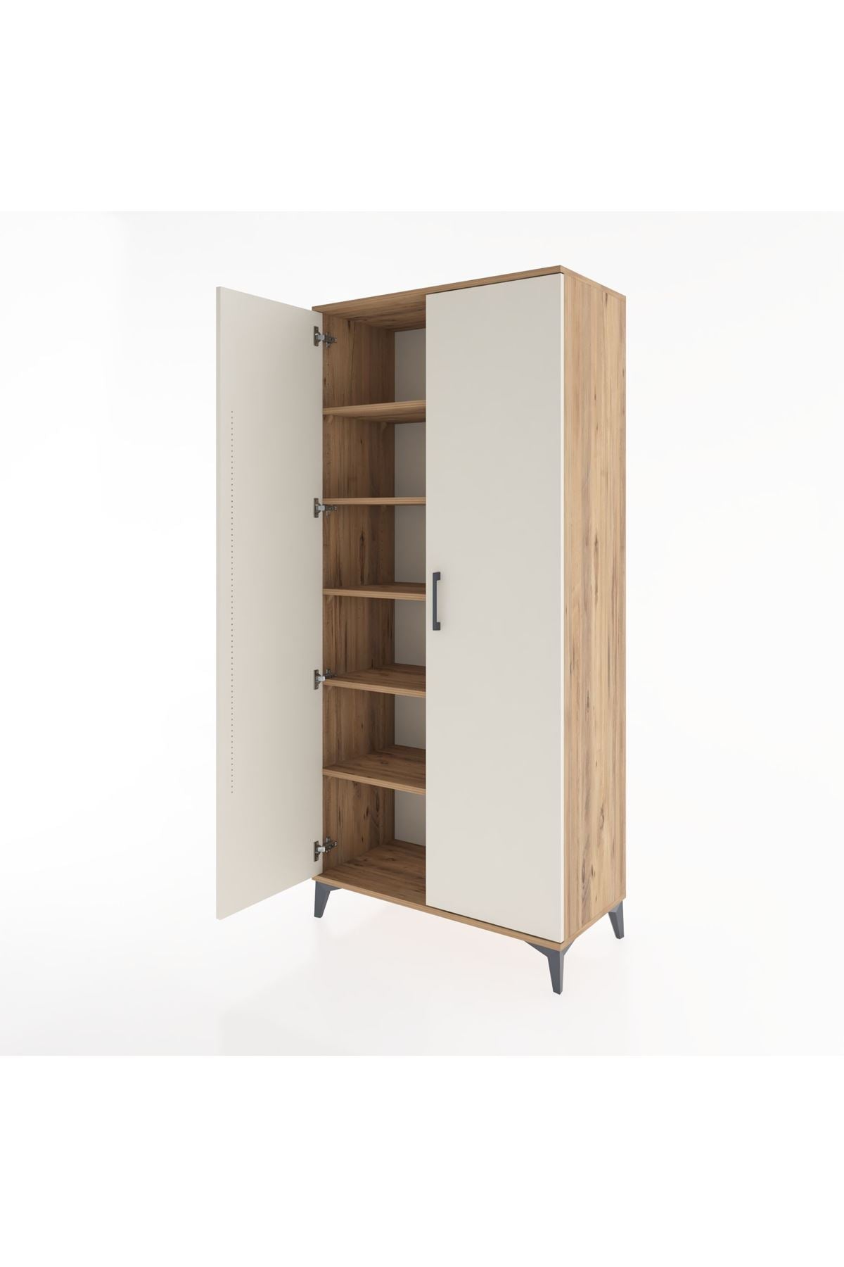 Hyperion Dolap 5 Raflı 2 Kapaklı 88x44x195 - S60M081V7B