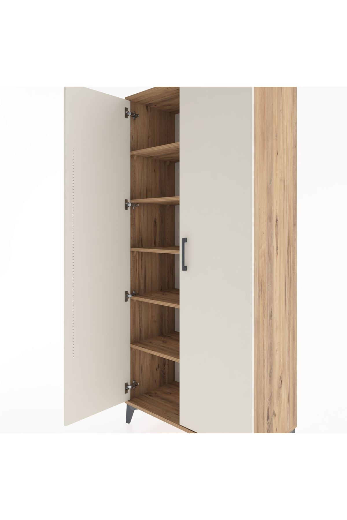 Hyperion Dolap 5 Raflı 2 Kapaklı 88x44x195 - S60M081V7B