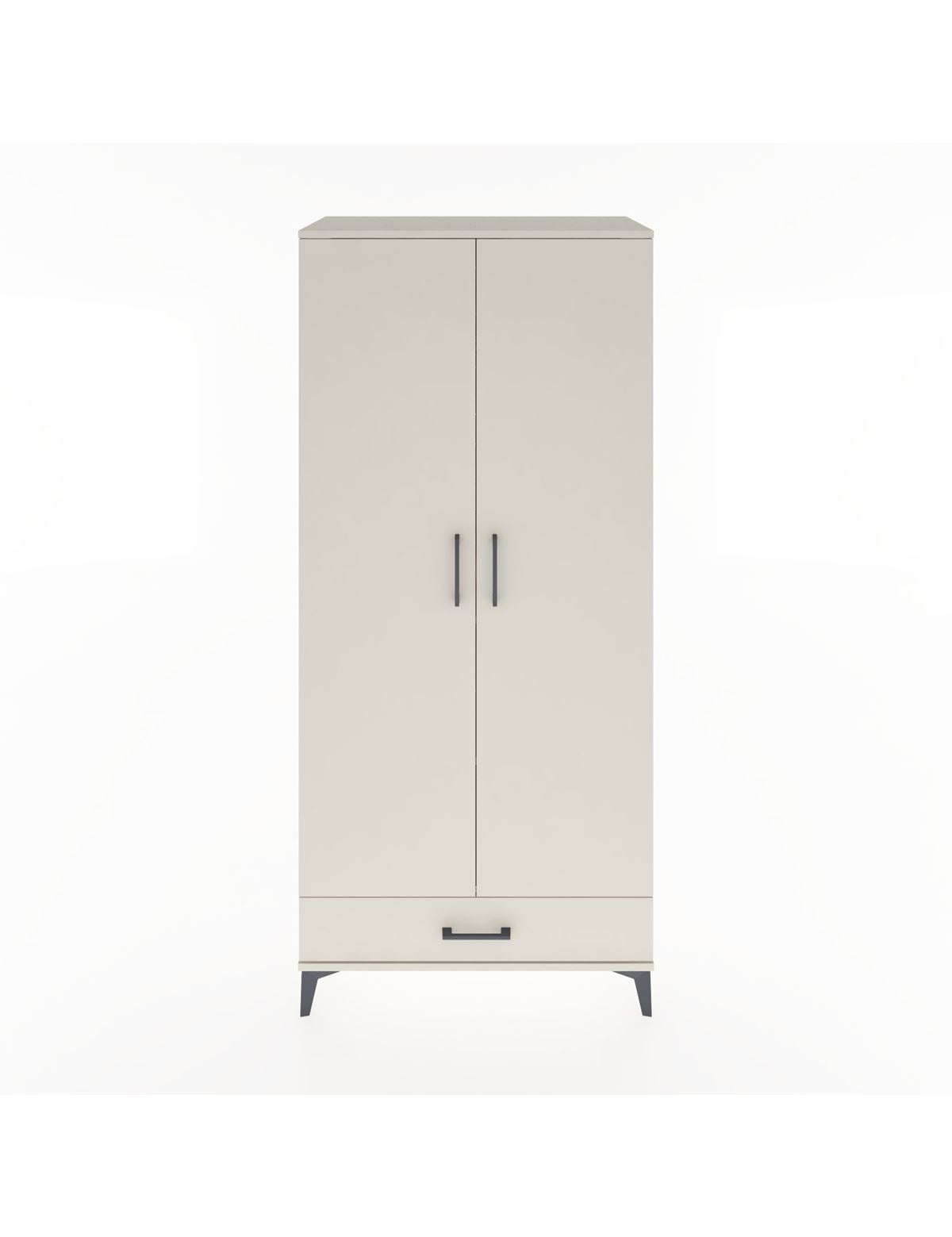 Hyperion Dolap 3 Raflı Tek Çekmeceli Tek Askılı 88x44x195 - S60M082V1B