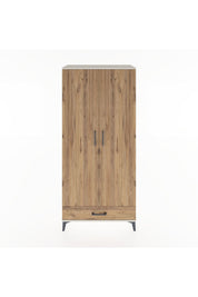 Hyperion Dolap 3 Raflı Tek Çekmeceli Tek Askılı 88x44x195 - S60M082V3B