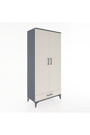 Hyperion Dolap 3 Raflı Tek Çekmeceli Tek Askılı 88x44x195 - S60M082V4B