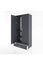 Hyperion Dolap 3 Raflı Tek Çekmeceli Tek Askılı 88x44x195 - S60M082V5B