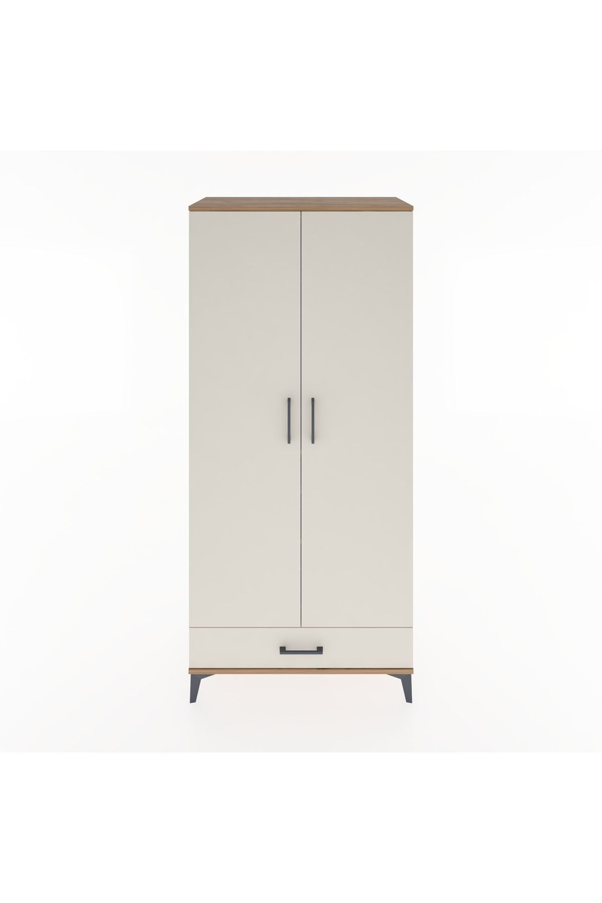Hyperion Dolap 3 Raflı Tek Çekmeceli Tek Askılı 88x44x195 - S60M082V7B