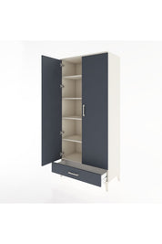 Hyperion Dolap 5 Raflı Tek Çekmeceli 2 Kapaklı 88x44x195 - S60M083V2B
