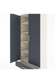 Hyperion Dolap 5 Raflı Tek Çekmeceli 2 Kapaklı 88x44x195 - S60M083V2B