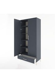 Hyperion Dolap 5 Raflı Tek Çekmeceli 2 Kapaklı 88x44x195 - S60M083V5B