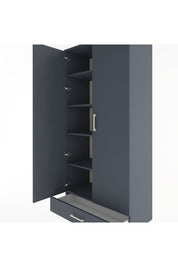 Hyperion Dolap 5 Raflı Tek Çekmeceli 2 Kapaklı 88x44x195 - S60M083V5B