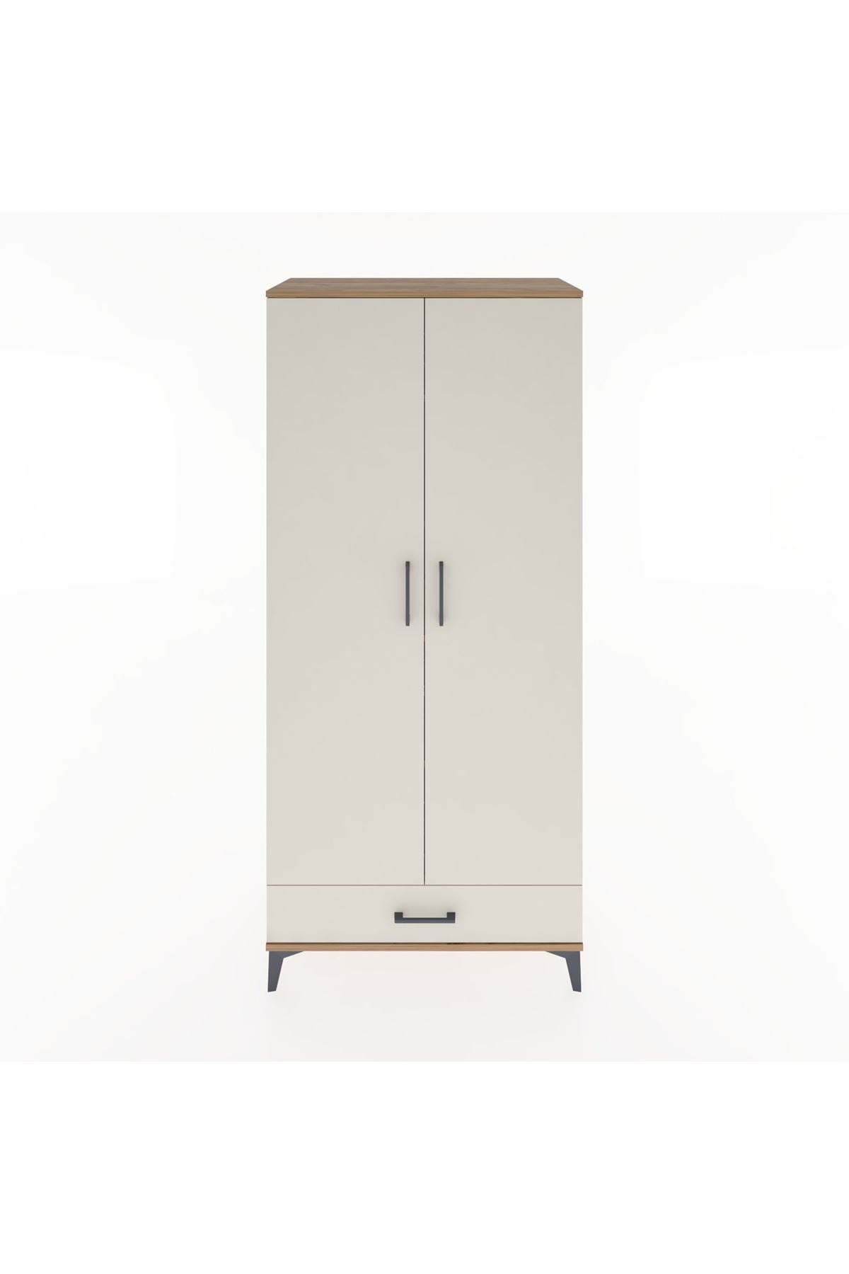 Hyperion Dolap 5 Raflı Tek Çekmeceli 2 Kapaklı 88x44x195 - S60M083V7B