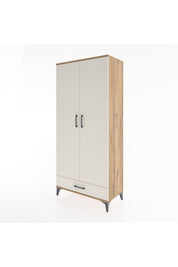 Hyperion Dolap 5 Raflı Tek Çekmeceli 2 Kapaklı 88x44x195 - S60M083V7B