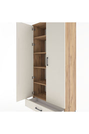 Hyperion Dolap 5 Raflı Tek Çekmeceli 2 Kapaklı 88x44x195 - S60M083V7B