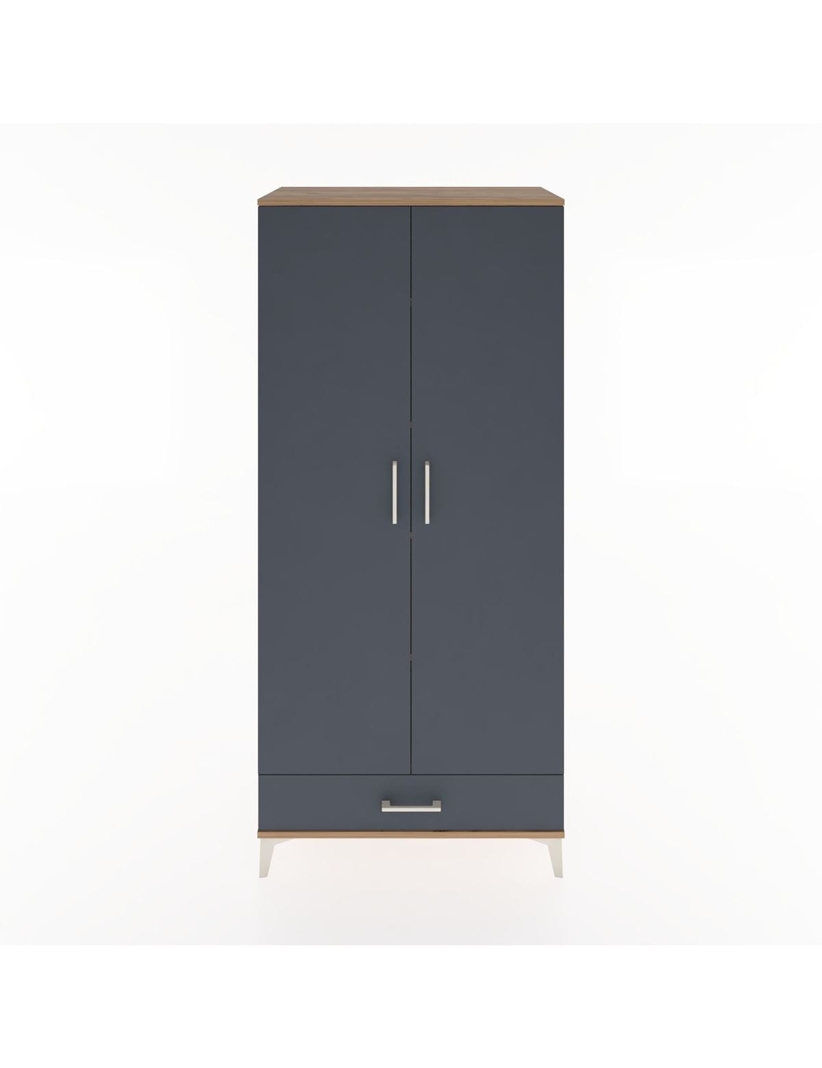Hyperion Dolap 5 Raflı Tek Çekmeceli 2 Kapaklı 88x44x195 - S60M083V8B