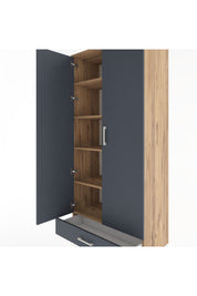Hyperion Dolap 5 Raflı Tek Çekmeceli 2 Kapaklı 88x44x195 - S60M083V8B
