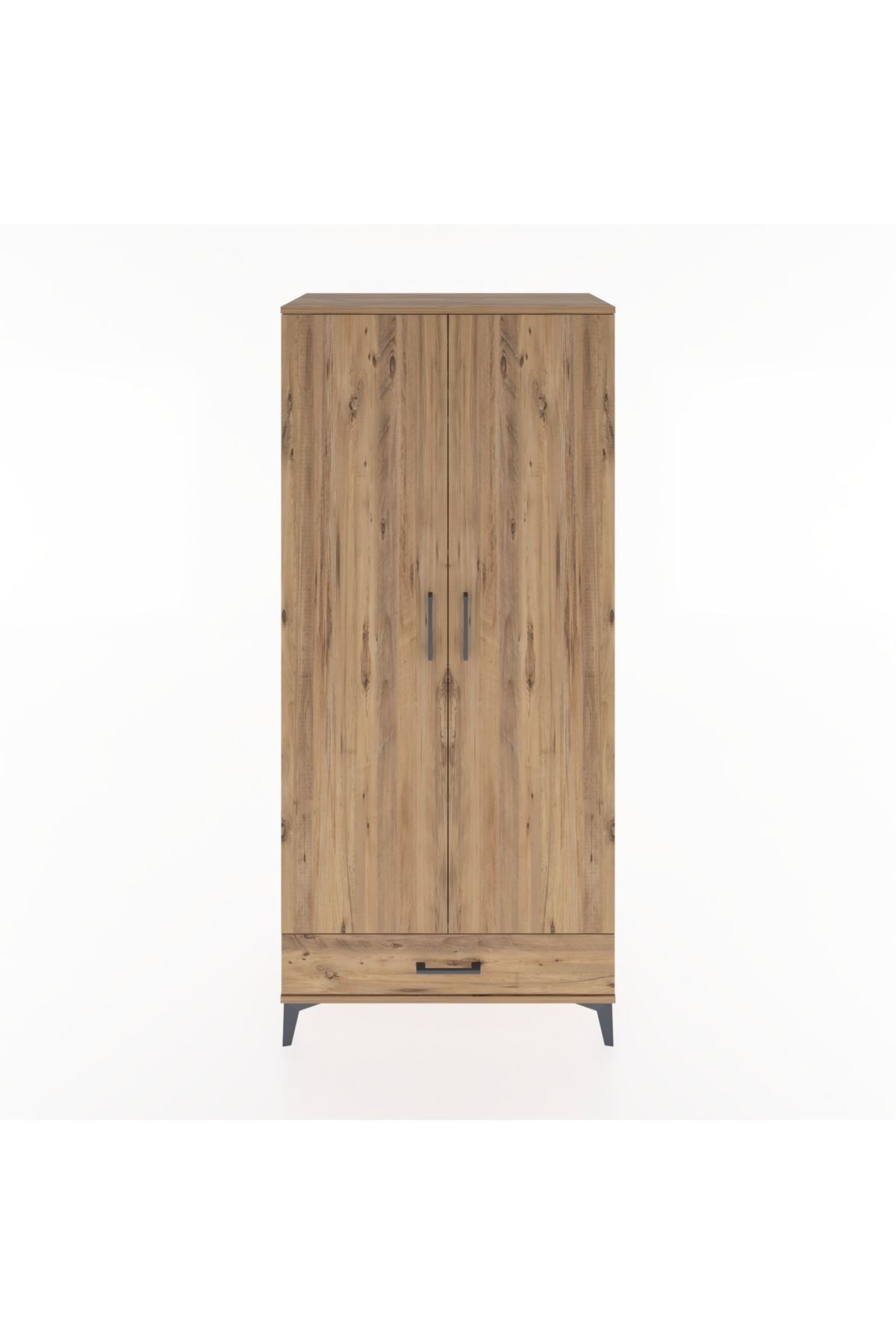 Hyperion Dolap 5 Raflı Tek Çekmeceli 2 Kapaklı 88x44x195 - S60M083V9B