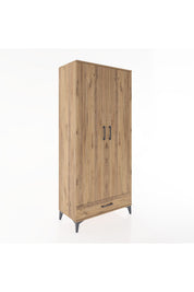 Hyperion Dolap 5 Raflı Tek Çekmeceli 2 Kapaklı 88x44x195 - S60M083V9B