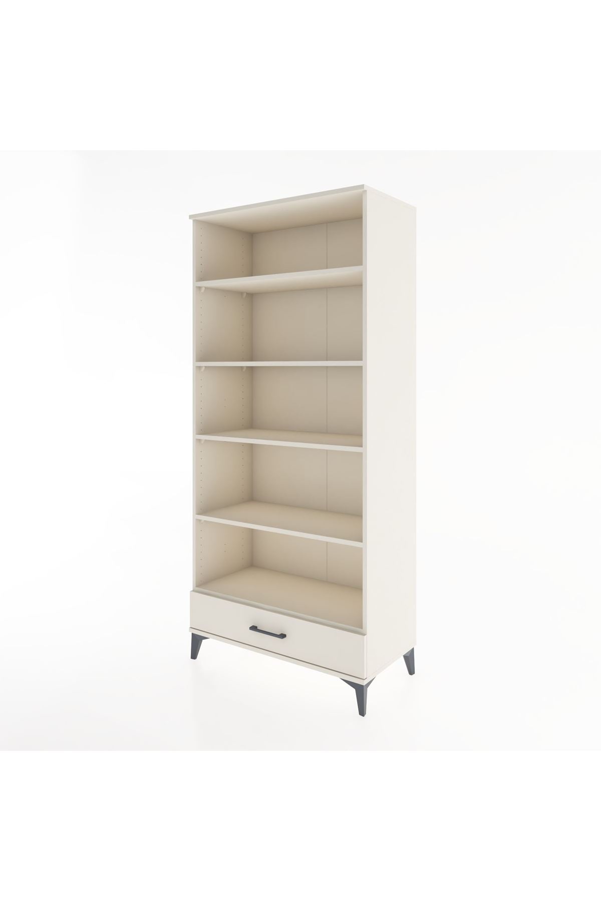Hyperion Dolap 5 Raflı Tek Çekmeceli 88x44x195 - S60M084V1B