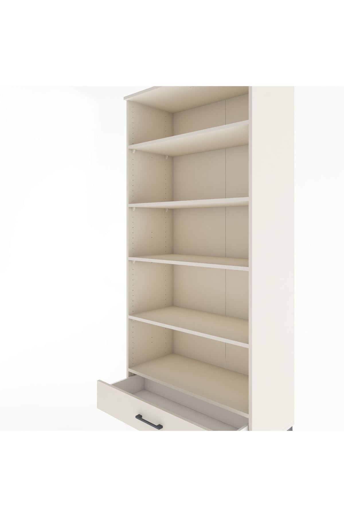Hyperion Dolap 5 Raflı Tek Çekmeceli 88x44x195 - S60M084V1B