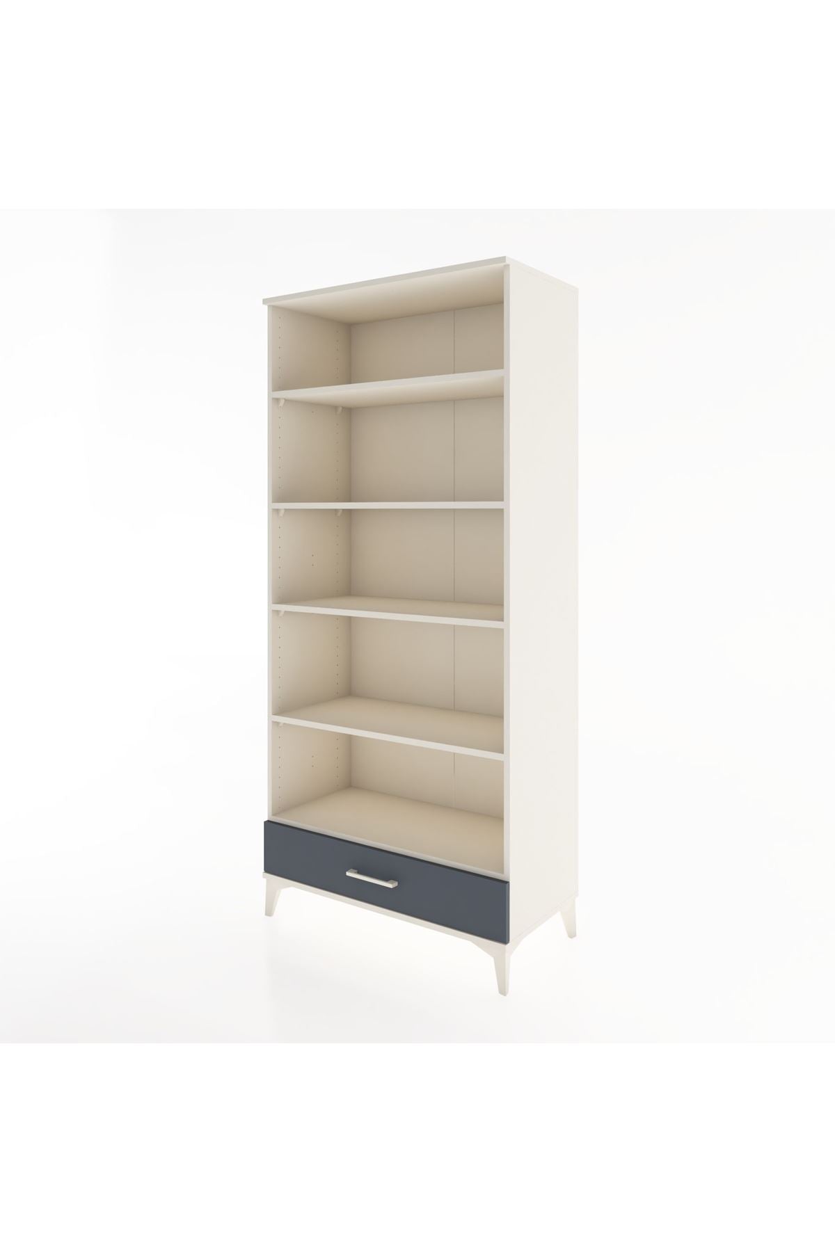 Hyperion Dolap 5 Raflı Tek Çekmeceli 88x44x195 - S60M084V2B