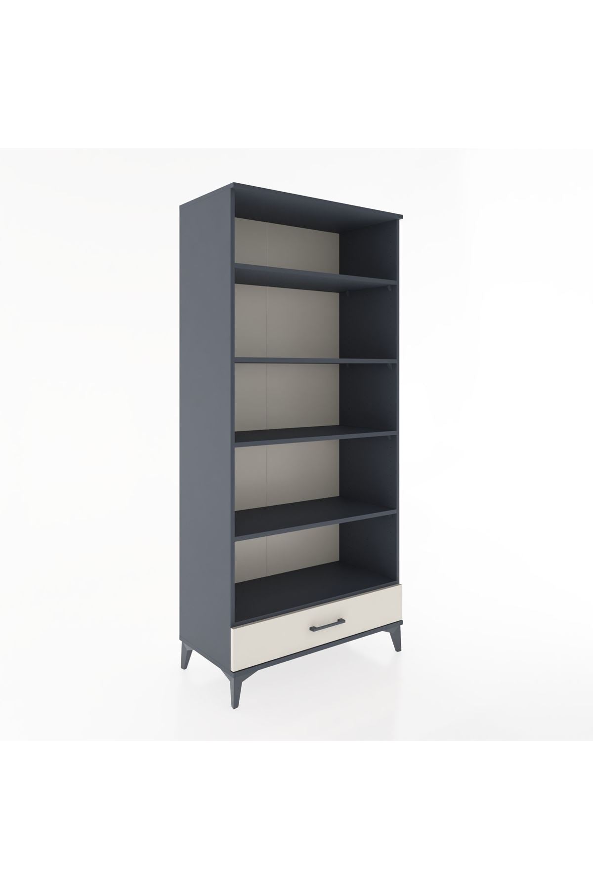 Hyperion Dolap 5 Raflı Tek Çekmeceli 88x44x195 - S60M084V4B