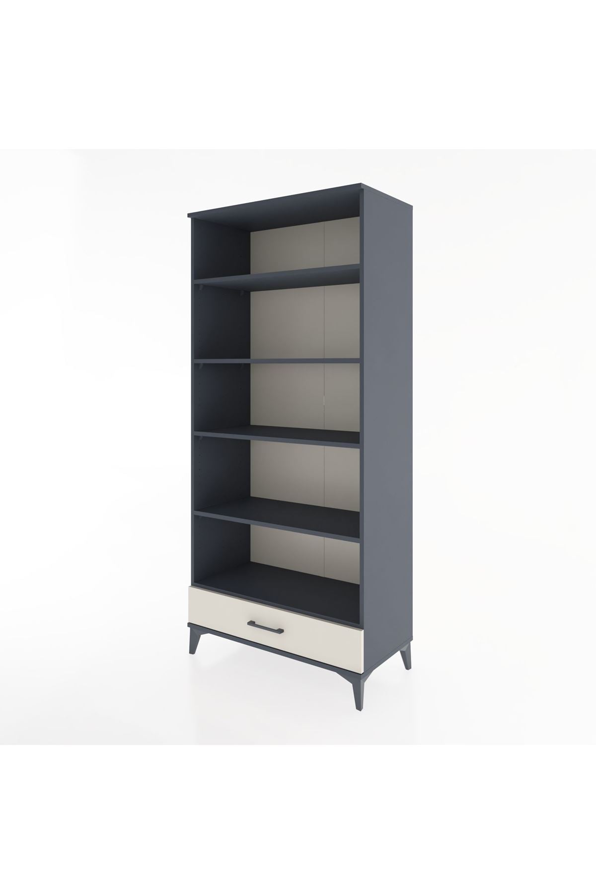 Hyperion Dolap 5 Raflı Tek Çekmeceli 88x44x195 - S60M084V4B
