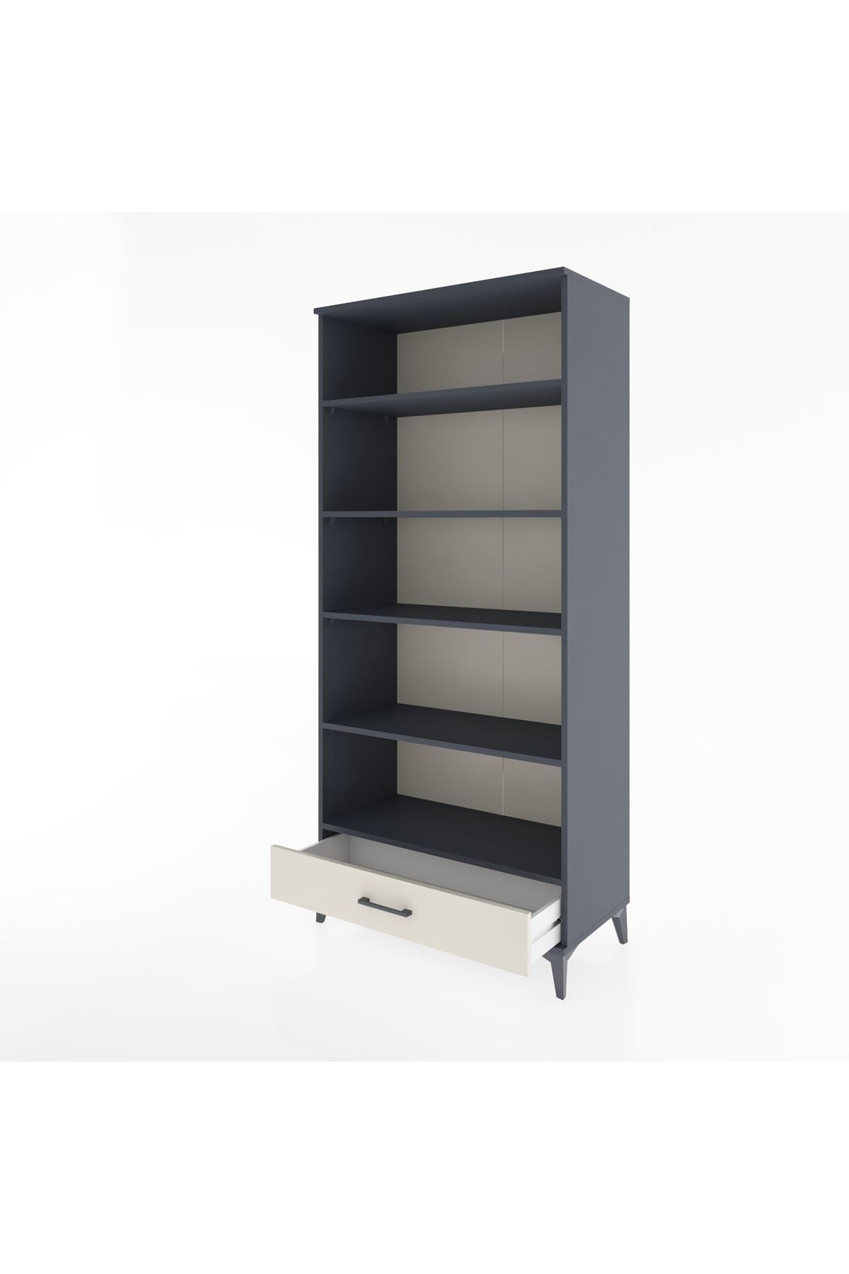 Hyperion Dolap 5 Raflı Tek Çekmeceli 88x44x195 - S60M084V4B