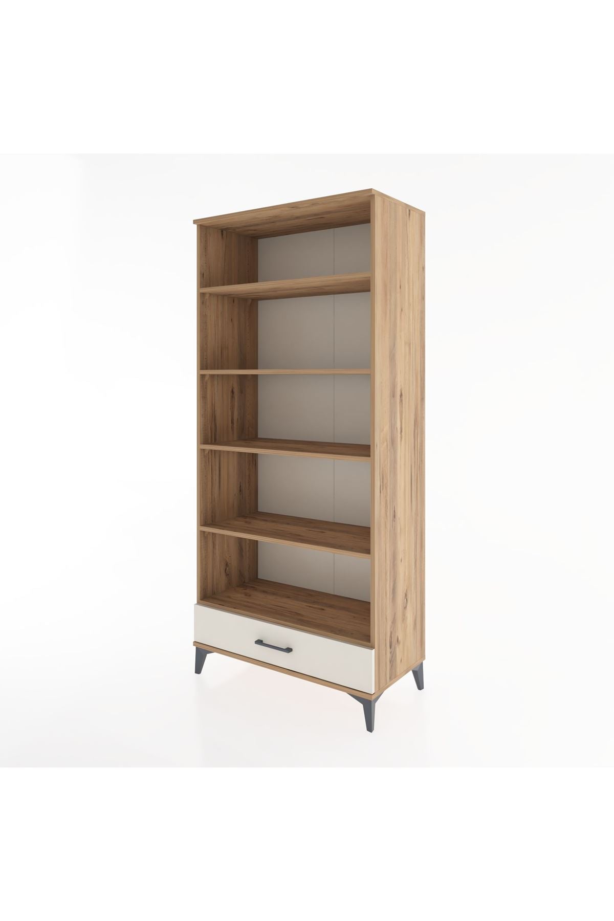 Hyperion Dolap 5 Raflı Tek Çekmeceli 88x44x195 - S60M084V7B