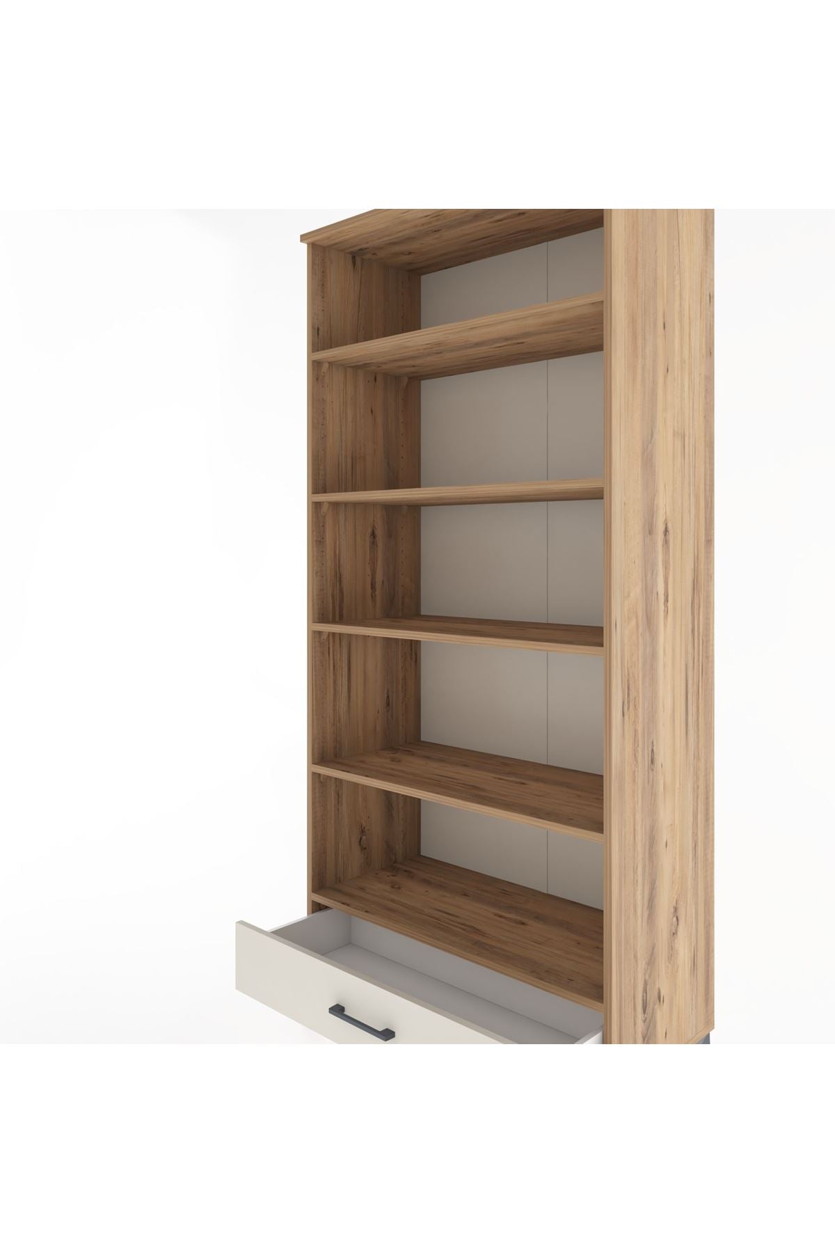 Hyperion Dolap 5 Raflı Tek Çekmeceli 88x44x195 - S60M084V7B