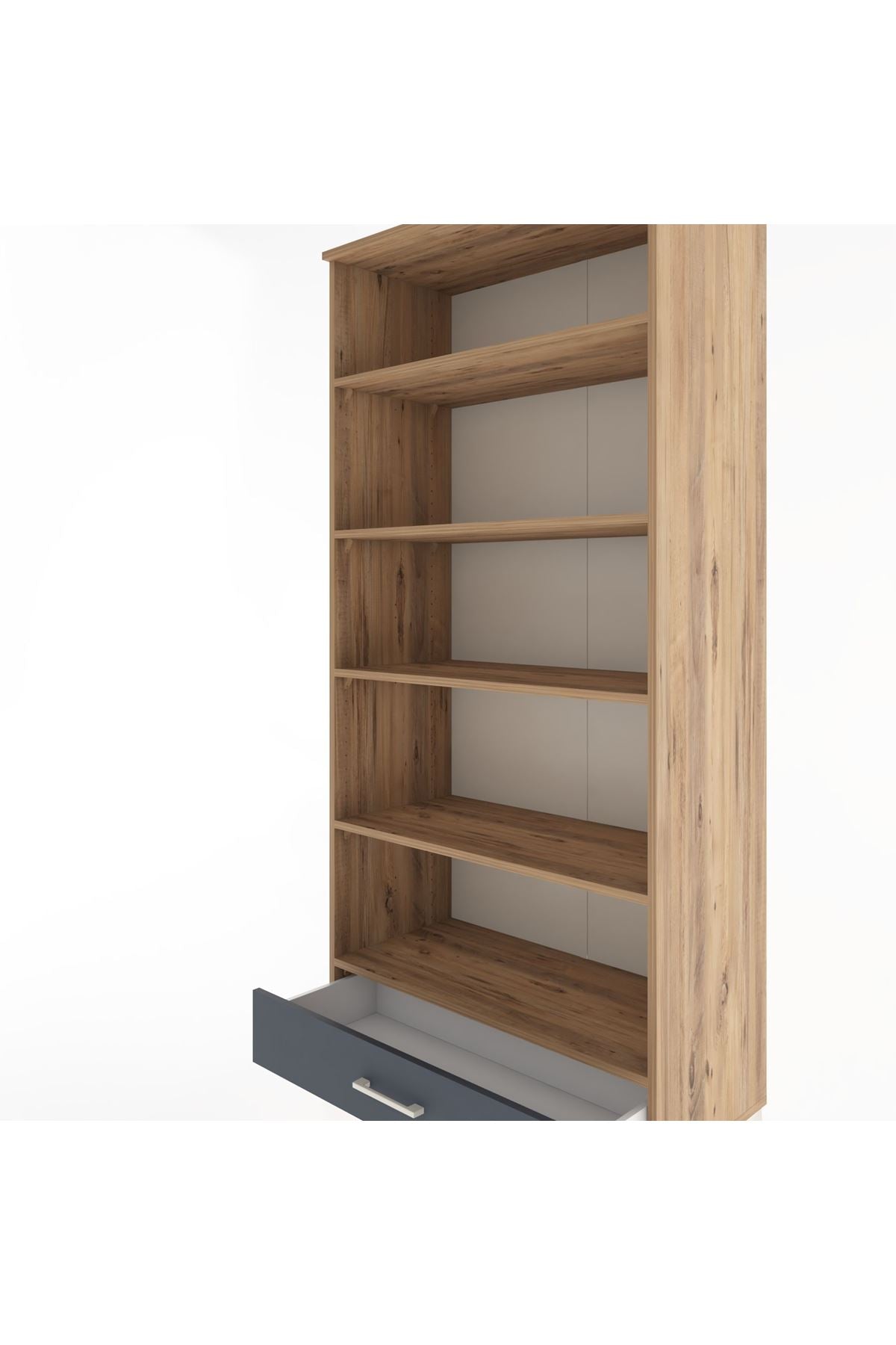 Hyperion Dolap 5 Raflı Tek Çekmeceli 88x44x195 - S60M084V8B