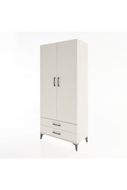 Hyperion Dolap 3 Raflı 2 Çekmeceli Tek Askılı 88x44x195 - S60M085V1B