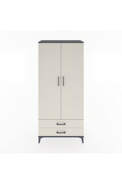 Hyperion Dolap 3 Raflı 2 Çekmeceli Tek Askılı 88x44x195 - S60M085V4B