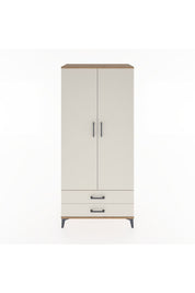 Hyperion Dolap 3 Raflı 2 Çekmeceli Tek Askılı 88x44x195 - S60M085V7B