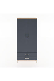 Hyperion Dolap 3 Raflı 2 Çekmeceli Tek Askılı 88x44x195 - S60M085V8B