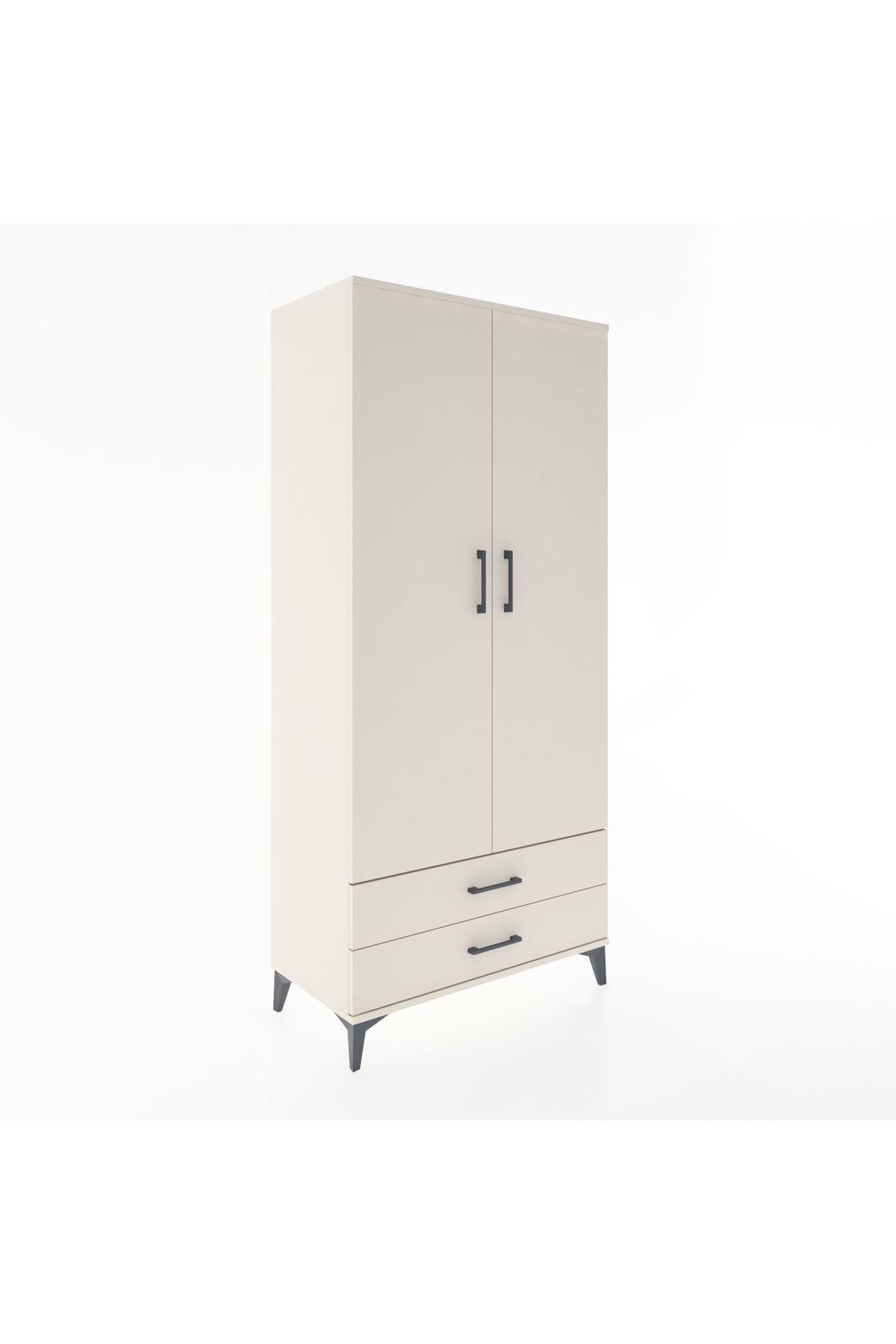 Hyperion Dolap 5 Raflı 2 Çekmeceli 2 Kapaklı 88x44x195 - S60M086V1B