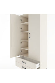 Hyperion Dolap 5 Raflı 2 Çekmeceli 2 Kapaklı 88x44x195 - S60M086V1B