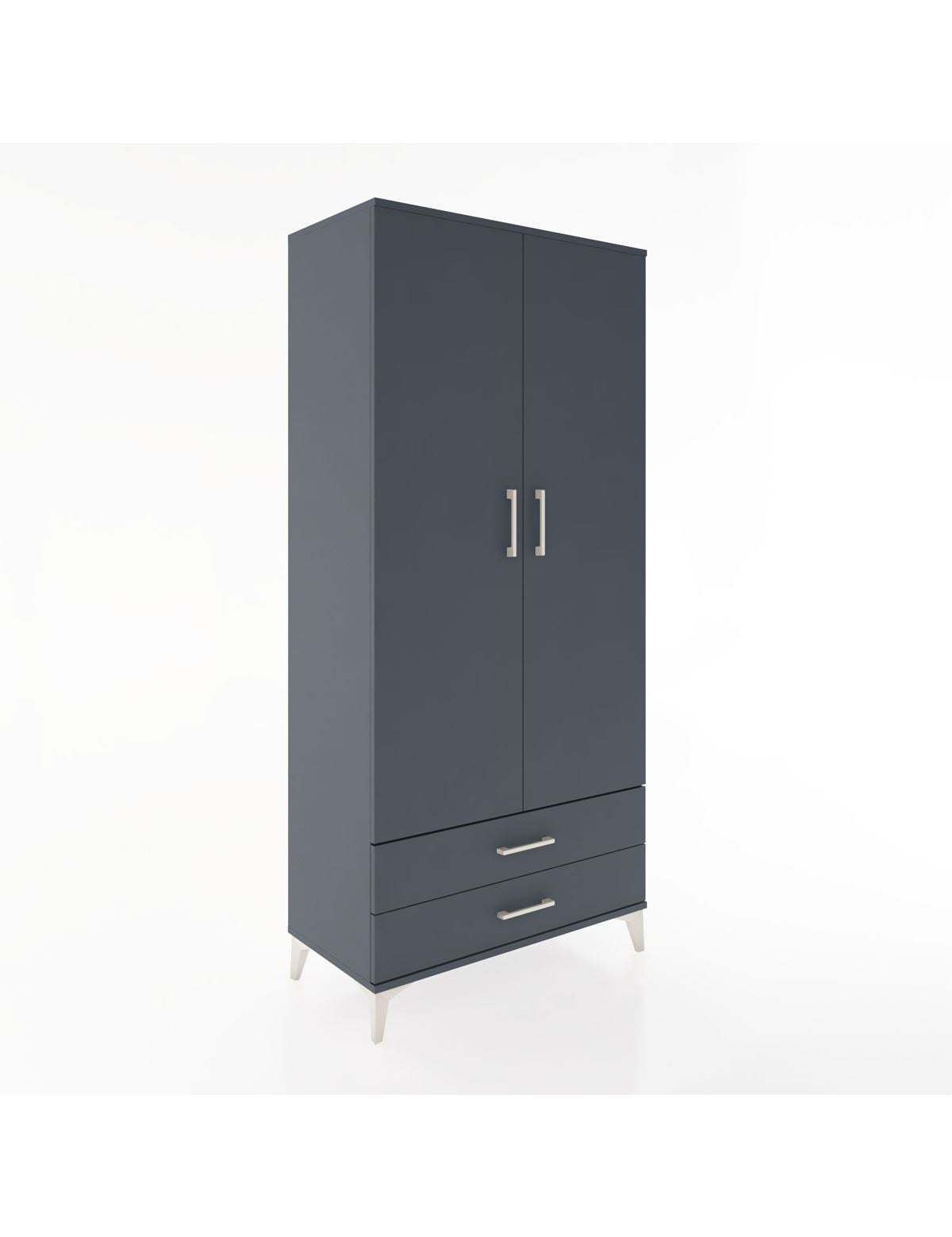 Hyperion Dolap 5 Raflı 2 Çekmeceli 2 Kapaklı 88x44x195 - S60M086V5B