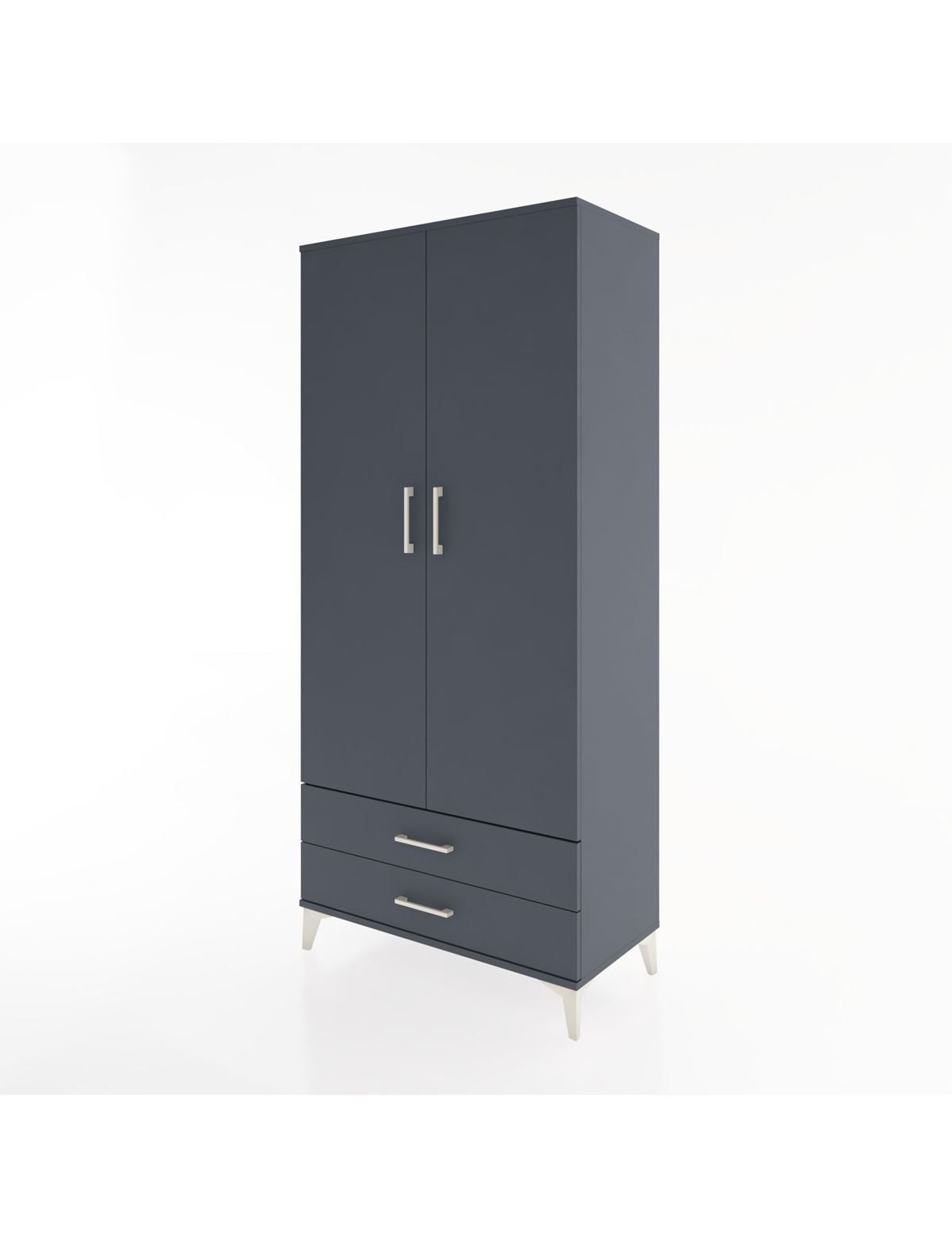 Hyperion Dolap 5 Raflı 2 Çekmeceli 2 Kapaklı 88x44x195 - S60M086V5B