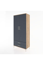 Hyperion Dolap 5 Raflı 2 Çekmeceli 2 Kapaklı 88x44x195 - S60M086V8B