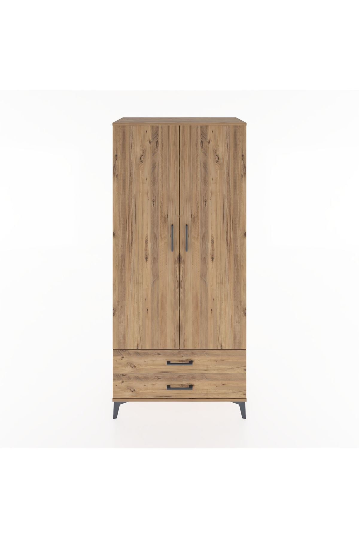 Hyperion Dolap 5 Raflı 2 Çekmeceli 2 Kapaklı 88x44x195 - S60M086V9B