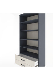 Hyperion Dolap 5 Raflı 2 Çekmeceli 88x44x195 - S60M087V4B