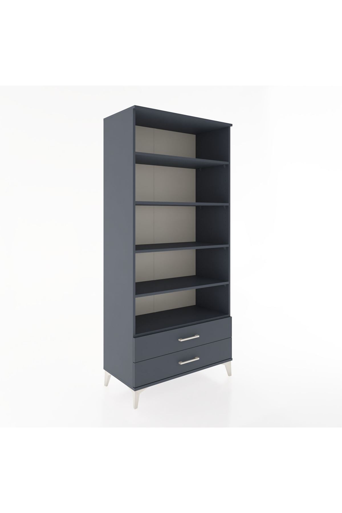 Hyperion Dolap 5 Raflı 2 Çekmeceli 88x44x195 - S60M087V5B