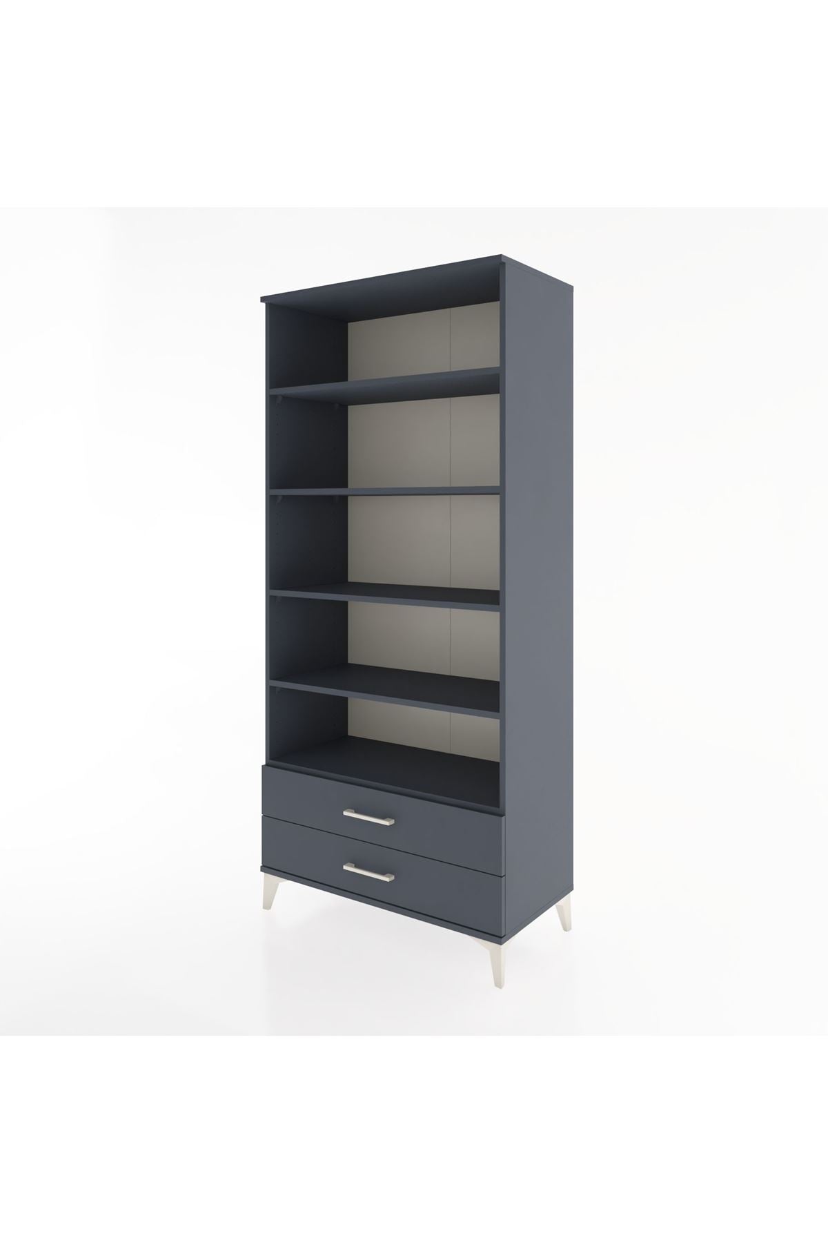 Hyperion Dolap 5 Raflı 2 Çekmeceli 88x44x195 - S60M087V5B