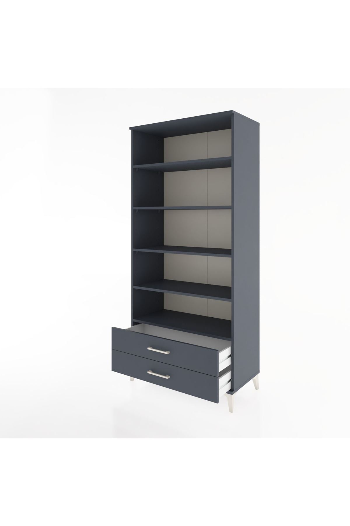Hyperion Dolap 5 Raflı 2 Çekmeceli 88x44x195 - S60M087V5B