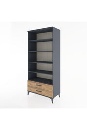 Hyperion Dolap 5 Raflı 2 Çekmeceli 88x44x195 - S60M087V6B