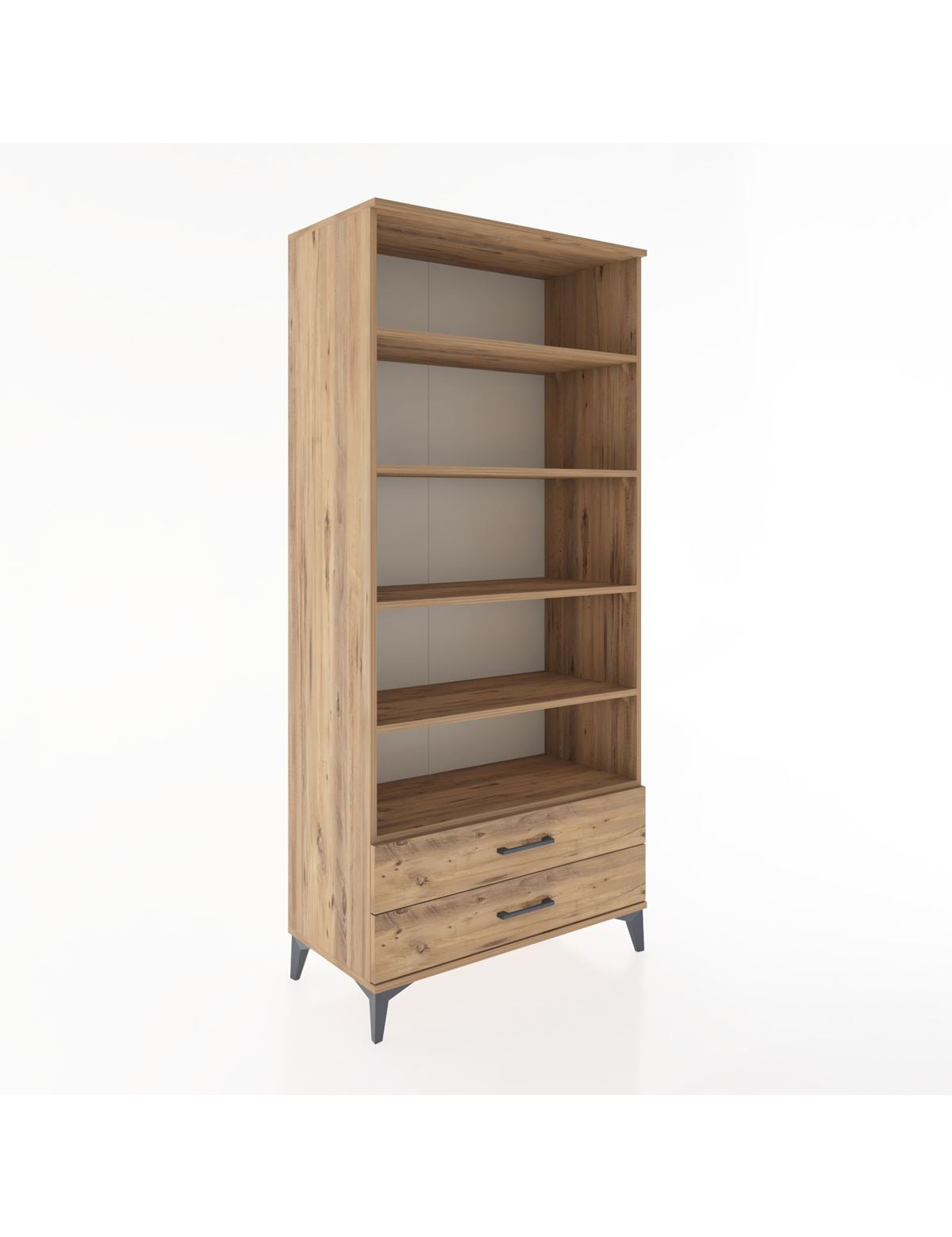 Hyperion Dolap 5 Raflı 2 Çekmeceli 88x44x195 - S60M087V9B