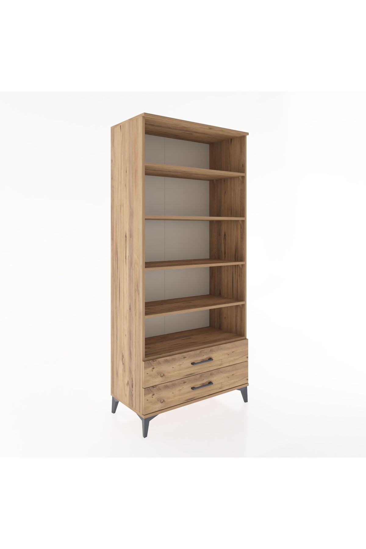 Hyperion Dolap 5 Raflı 2 Çekmeceli 88x44x195 - S60M087V9B